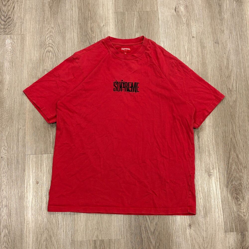 Supreme SS21 Splatter T-Shirt Men's Size Medium Red Streetwear Hype